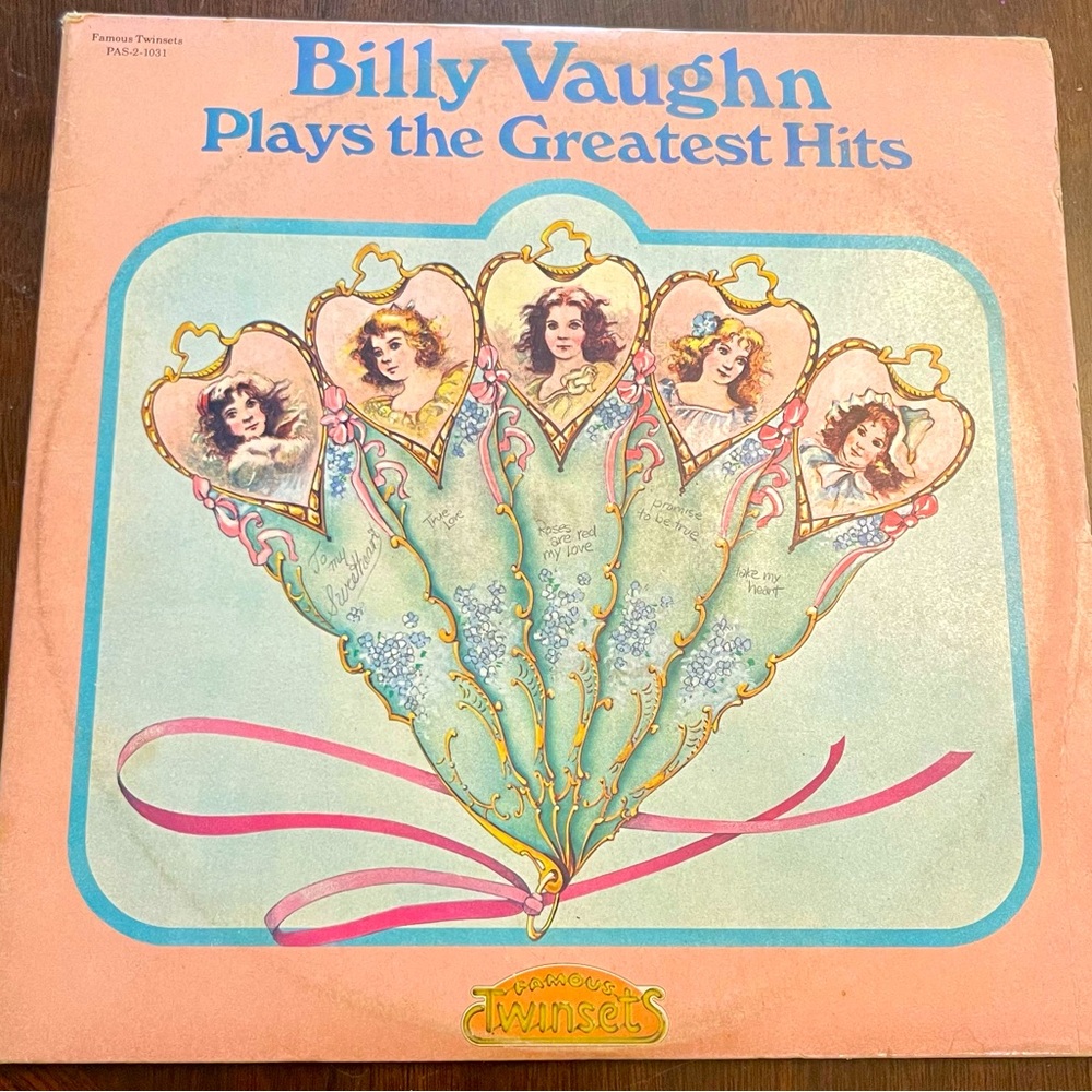 1974 Billy Vaughn Plays the Greatest Hits Vinyl Excellent Condition Rare 2 disc